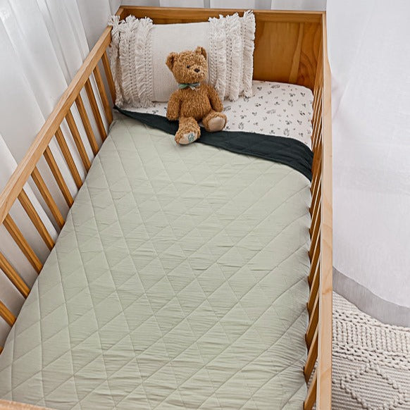 Forest Sage Crib Coverlet