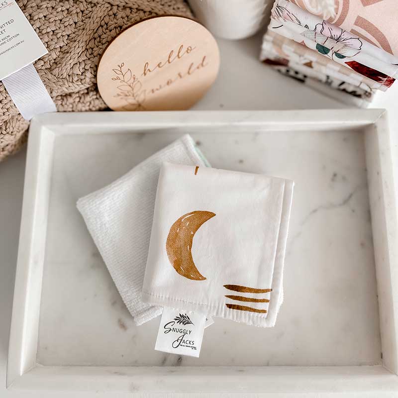 Organic Terry Cloth Wash Cloth: Soft, Durable, and Sustainable Burping Solution